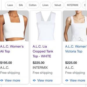A.L.C white tank
